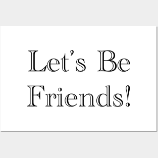 Let's Be Friends! Posters and Art